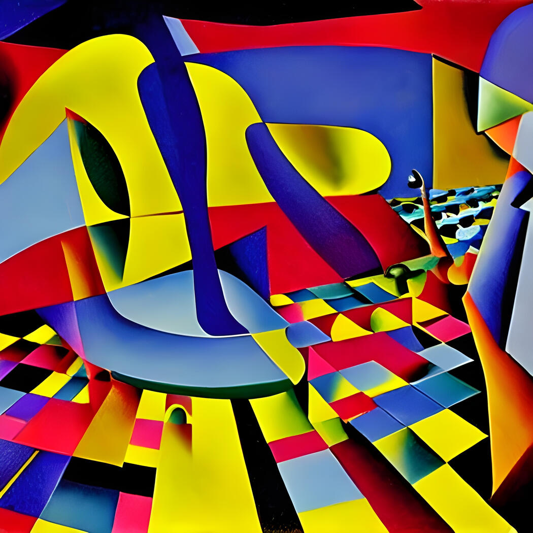 Geometrism NFT by Sparky Nazaren — surreal geometric patterns in innovative AI-generated digital art